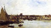 Charles-Francois Daubigny Port of Dieppe USA oil painting reproduction